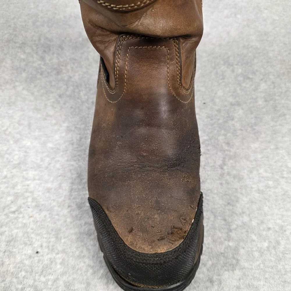 Red Wing Boots Mens Size‎ 8.5 D Brown Waterproof Pull On Work Safety Toe 4448